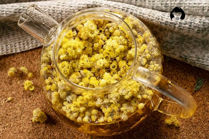 Helichrysum Immortelle Dried Flowers (2 OZ = 57 grams) Sandy Immortelle Herb Tea Wild Harvest from Armenia