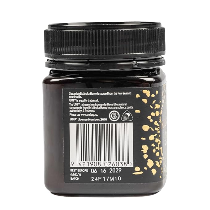 Streamland Manuka Honey Certified New Zealand Honey Pure &amp Natural Wellness Premium Quality (UMF 10+ MGO 261+ 8.8 oz)
