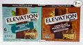 Millville Elevation Mint Chocolate and Chocolate Peanut Butter High Protein Bars 14.4oz 408g (Pack of Two)