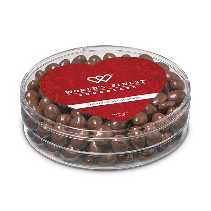 Heart Continental® Almonds - Milk Chocolate - 15 oz - World's Finest Chocolate