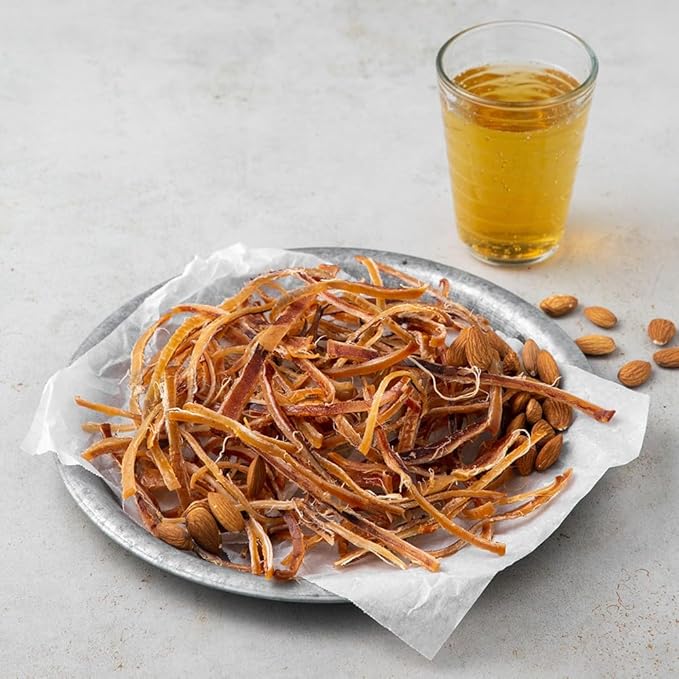 Minecook Dried Calamari Over Flower from Korea/Flower Dried Squid Jerky-rip Zipped bag Late Night Snack 8.11oz 꽃보다 오징어
