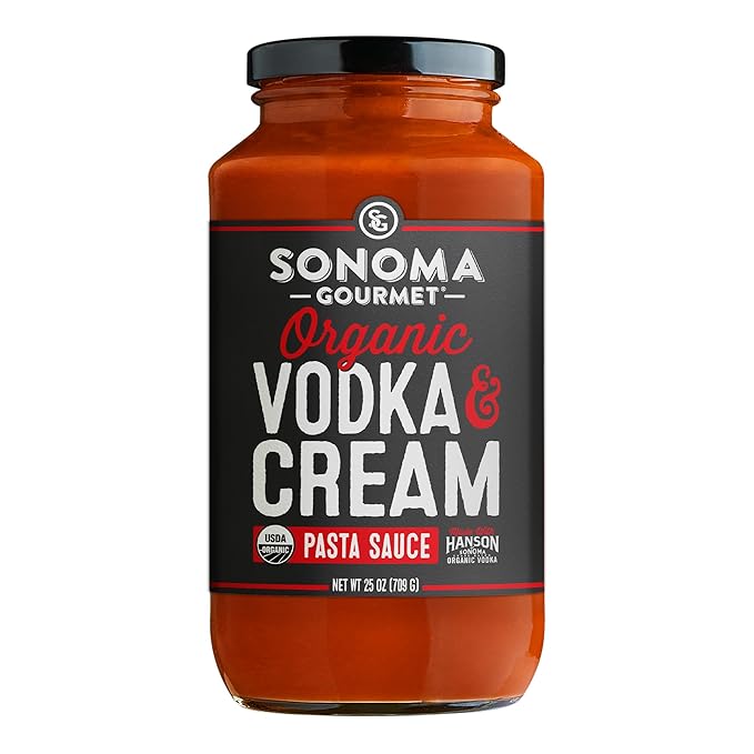 Sonoma Gourmet Pasta Sauce Variety Pack – Non-GMO No Sugar Added – 6 Chef-Crafted Flavors – 25oz Jars
