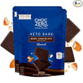ChocZero Keto Bark Dark Chocolate Almonds with Sea Salt Sugar Free Low Carb No Sugar Alcohols No Artificial Sweeteners All Natural Non-GMO 6 Ounce (Pack of 2)