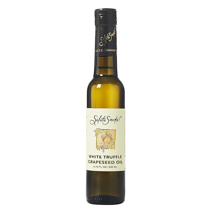 Salute Santé! Grapeseed Oil Gift Set – Oprah’s Favorite Pack of Six Cold-Pressed &amp Infused Oils – Healthy Cooking Oil Bundle for Foodies Home Chefs &amp Entertaining – Vegan Non-GMO High Smoke