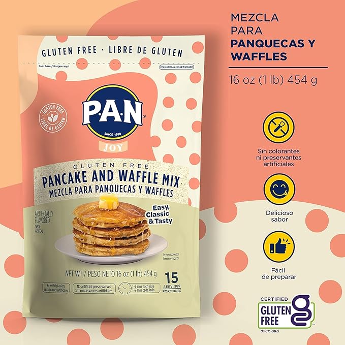 Pancake &amp Bake 6-Pack Bundle: Gluten-Free Sweet Corn Pancakes Waffles Cornbread &amp Muffins Mixes for Easy and Delicious Baking. Variety Pack Flour Mixes for Every Occasion