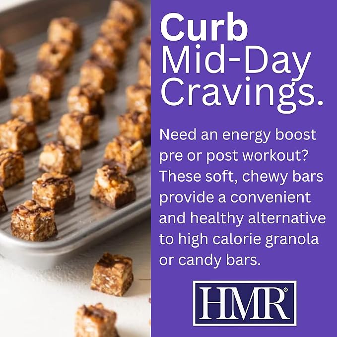 HMR Fudge Graham &amp Double Chocolate Chip Protein Bars | 24 Count Variety Pack | 10g Protein Each | Low-Calorie Nutritious Snack &amp Dessert | Supports Weight Maintenance &amp Healthy Lifestyle