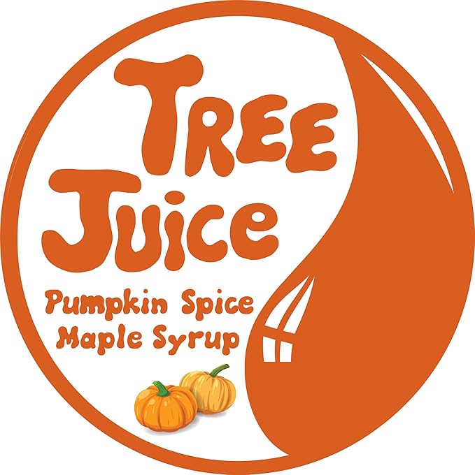 Tree Juice Pumpkin Spice Maple Syrup | All Natural Non GMO Vegan Gluten Free Vegetarian Paleo | 12 Ounce Bottle