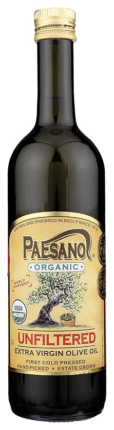 Paesano Oil Olive Extra Virgin Organic 25 Fl Oz