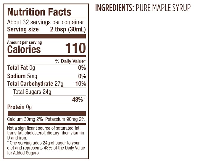 Butternut Mountain Farm Pure Vermont Maple Syrup Grade A Amber Color Rich Taste All Natural Easy Pour Jug 32 Fl Oz 1 Qt