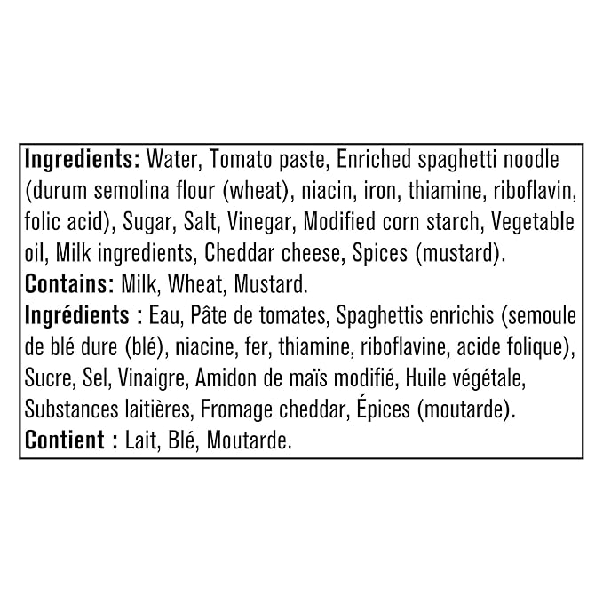 Heinz Spaghetti in Tomato Sauce with Cheese 398mL/13.5 fl. oz. (Pack of 24) {Imported from Canada}