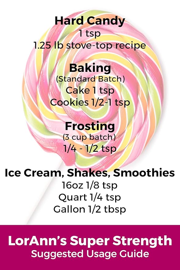 LorAnn SS Variety pack 1 dram (.125 fl oz - 3.7ml - 1 teaspoon) bottles - 12 pack includes 1 bottle each of: cake batter cherry cinnamon cotton candy grape green apple lemon peppermint pinea