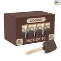 Popbar - Hot Chocolate Sticks - 50 Pack Bulk Case - Ideal for Holidays Birthdays Corporate Office Gifts Stocking Stuffers Thanksgiving Christmas Hanukkah Cocoa Bomb Lovers (Mocha)