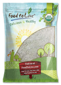 Food to Live Organic Pumpkin Seeds Protein Powder 8 Pounds – 60% Protein Non-GMO Non-Irradiated Pure Flour Kosher Vegan Superfood Bulk Great for Baking Drinks and Smoothies