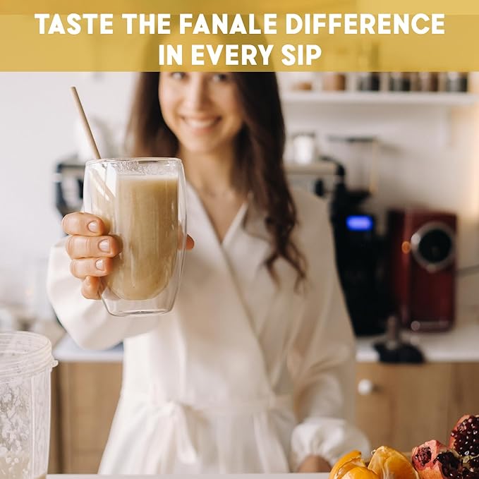 Fanale Premium Banana Bubble Tea Flavoring Powder | Perfect for Baking Smoothies Desserts and Drinks | Instant Flavoring Powder for Boba Milk Tea - 2.2 Pounds (Pack of 20)