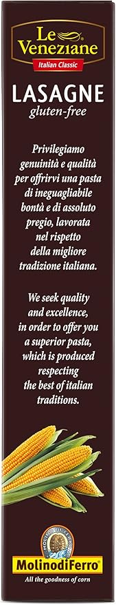 Le Veneziane Gluten Free Lasagne 250 g (Pack of 3)