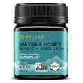 Melora Raw Manuka Honey from New Zealand | UMF 10+ | MGO 265+ | 8.8 Oz Jar | Safe for Skin Care | Edible &amp Healthy Sugar Alternative | Traceable from Hive to Hand Manuka Honey
