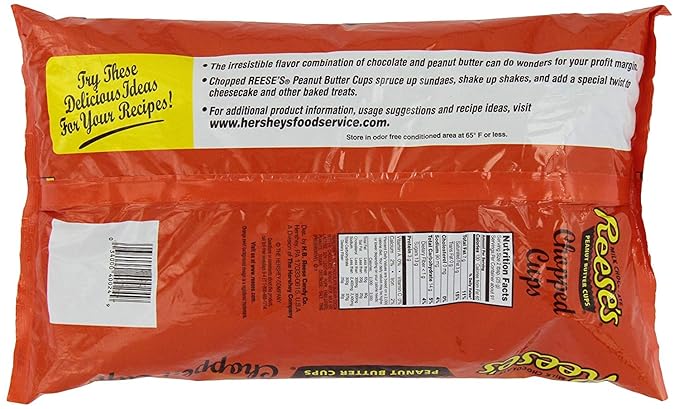 Reese's Milk Chocolate Chopped Peanut Butter Cups 5 Pound Bags