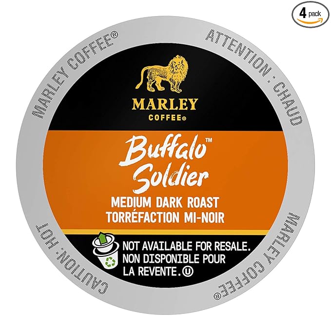 Marley Coffee Buffalo Soldier 96 Count Single Serve Cups