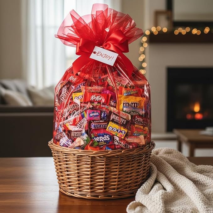 Assorted Chocolate Candy Variety Pack Bulk - 8lb Bulk Easter Candy Individually Wrapped Chocolate Candy for Easter Party Favors Goodie Bags Parade Candy Pinata Fillers Office &amp School Treats -
