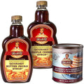 Michele’s Gourmet Breakfast Bundle – Syrup Variety Pack (Maple Crème &amp Butter Pecan) and Buttermilk Waffle &amp Pancake Mix (16 oz) | Just Add Water