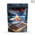 Wild Canadian Smoked Salmon Jerky – 2 Pack Premium Wild-Caught Fish High-Protein Healthy Snack (Original)