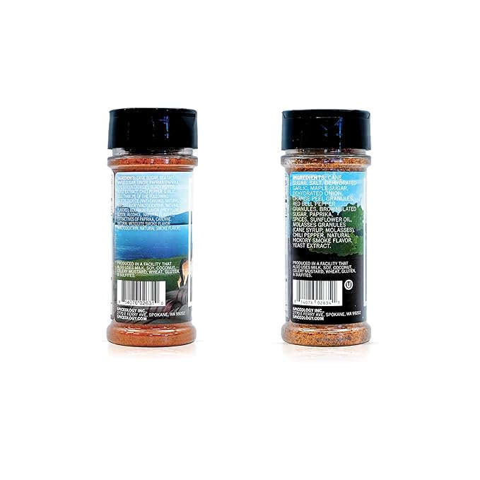 Spiceology – Derek Wolf Maple Bourbon &amp Tennessee Smoke BBQ Rub Bundle – Sweet &amp Smoky BBQ Seasonings for Ribs Brisket Chicken Pork Steak &amp More – Bold Southern-Inspired Grilling Flav