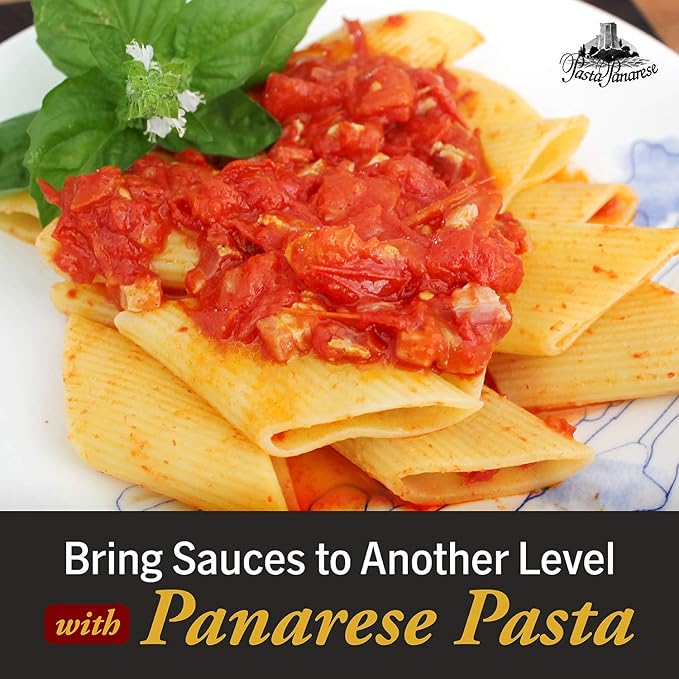 Pasta Panarese Pennoni Pasta - Wheat Large Penne Pasta Made in Italy 500g / 17.63oz (2 pack)