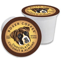 Boxer Coffee 52ct Chocolate Coconut Almond – Naturally Flavored Medium Roast Coffee Pods – Specialty Grade Artisan Single-Serve Cups – Compatible with Keurig K-Cup Brewers