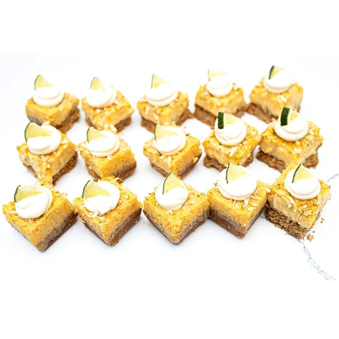 CrumbleCrate Coconut Citrus Bars DIY Baking Kit | Gourmet Dessert Bar Making Set | Pre-Measured Ingredients &amp Baking Tools for Adults