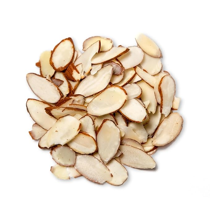 Food to Live California Natural Sliced Almonds 4 Pounds – Raw Unblanched Almond Nuts Kosher Vegan Keto Bulk. High in Protein Dietary Fiber Vitamin E. Great for Desserts Salads Granola