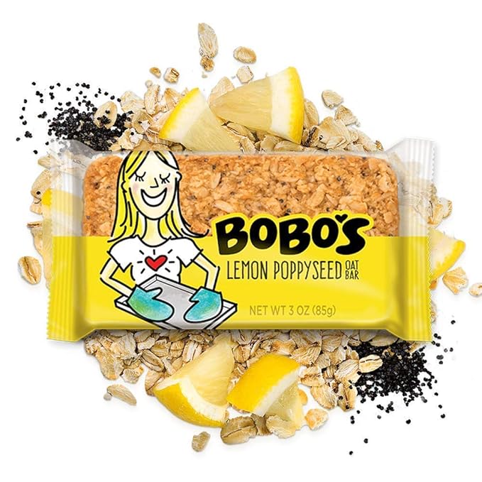 Bobo's Oat Bars Original and Lemon Poppyseed Variety Pack