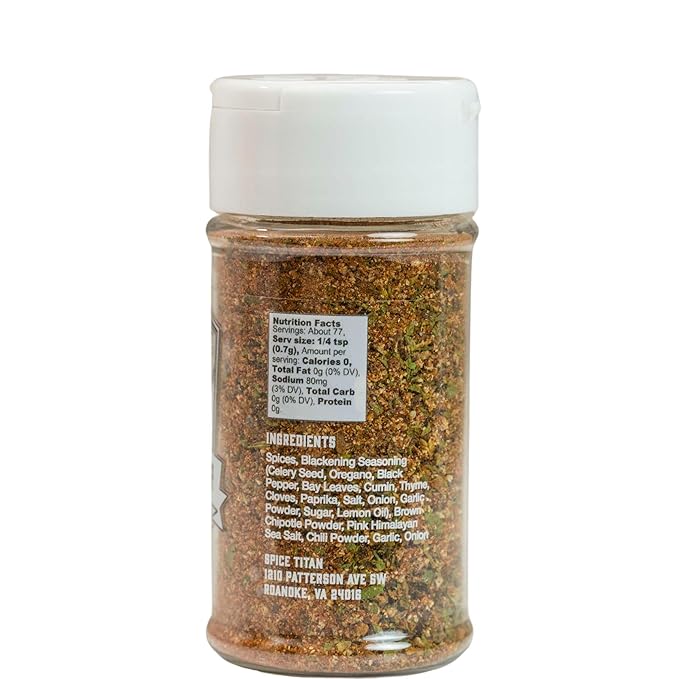 Spice Titan Grilling Spice Set Gift Pack of 5 Bold Fresh Original All Natural Seasonings Use For Any Meat or Veggie Gluten Free BBQ Grilling Accessories Smoker Accessories