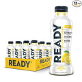 Ready® Sports Drink Light – The Ultimate Low-Calorie Hydration Drink with 4 Different Electrolytes – No Added Sugars – Naturally Sweetened &amp Flavored – Classic Lemonade16.9 oz (12-Pack)