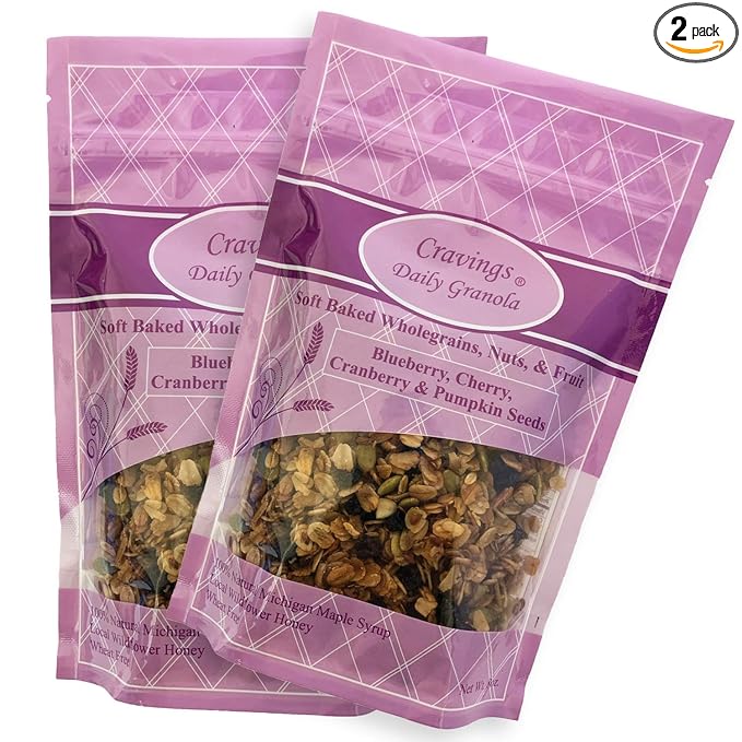 Blueberry Cherry Cranberry &amp Pumpkin Seed Granola (2 Pack)
