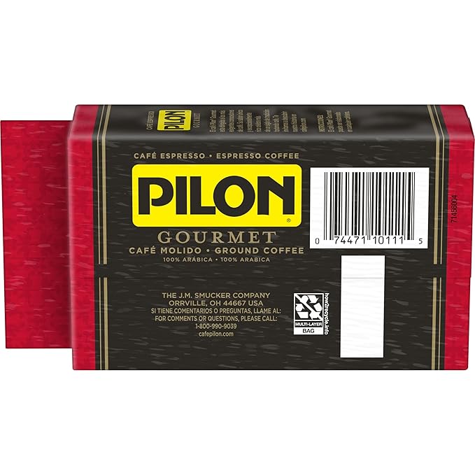 Pilon Restaurant Blend Espresso Coffee 10 Ounce (Pack of 12)
