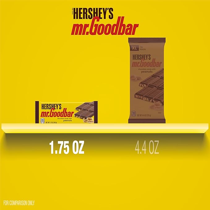 HERSHEY'S MR. GOODBAR Chocolate with Peanuts Candy Bars 1.75 oz (36 Count)