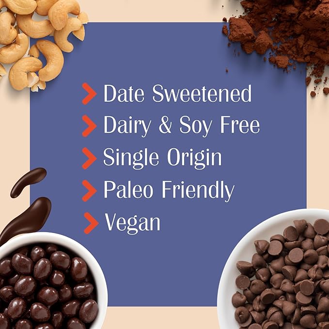 Bon Appesweet Date Sweetened Chocolate | Better Than Milk Chocolate Bar Chocolate Chip and Covered Cashews | Variety (Pack of 3) | Zero Added Sugar 54% Cacao Plant Based Dairy and Guilt Free!