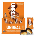 UNREAL Dark Chocolate Peanut Caramel Nougat Bars (30 Mini Bars) | 70% Organic Ingredients Fair Trade Non-GMO | No Corn Syrup Sugar Alcohols Soy | .67oz each
