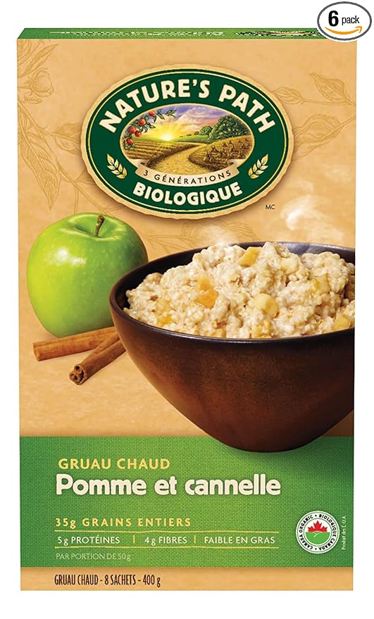 Natures Path Cereal Hot Apl Cin Org 8ct