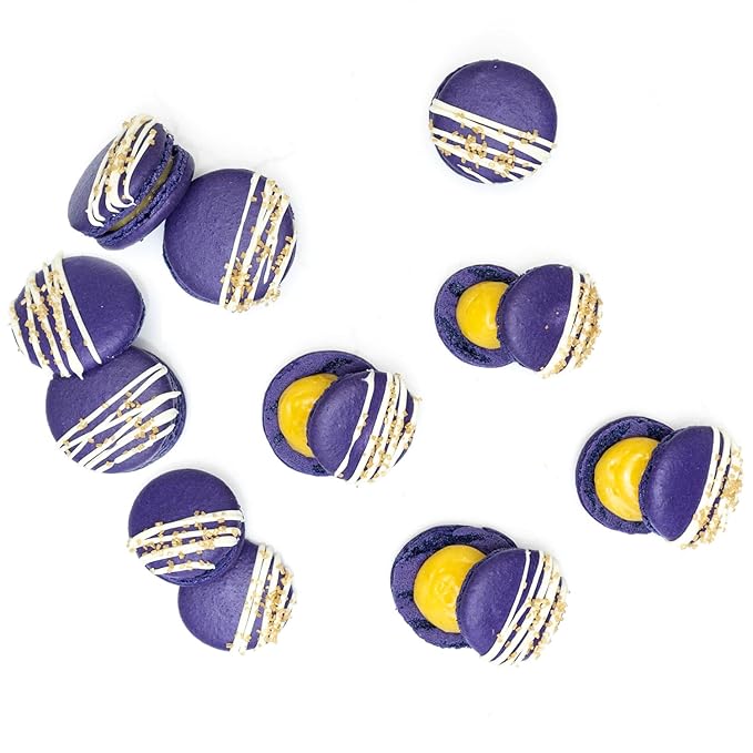 CrumbleCrate Baking DIY Activity Kit - Bake Delicious Lavender Macarons with Lemon Curd with Pre-Measured Ingredients – Best Gift Idea