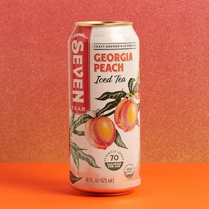 SevenTeas Greatest Hits Variety Pack 16 OZ (Pack of 12 Cans) Lightly Sweetened Organic Iced Tea &amp Lemonade