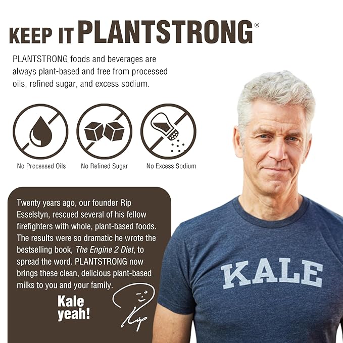 PLANTSTRONG Dark Chocolate Granola – Whole Grain Oil-Free Granola Sweetened Only with Dates Made from Whole Plants Handmade Small Batch Crunchy Breakfast Cereal or Snack (4-Pack (9 oz Bags))