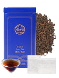 CO-OP 1950 Ripe Pu Erh Tea Loose Leaf 150g Premium Yunnan Whole Loose Large-Leaf Fermented Pu-erh Smooth Mellow &amp Rich Pure Pine Smoke Aroma No Additives 20 Empty Teabags Included