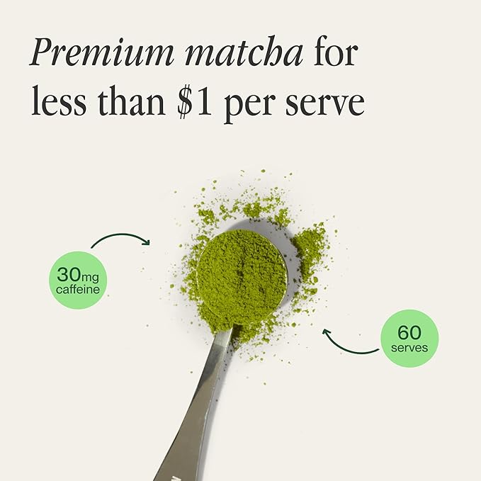 Morning Made Strawberry Flavoured Ceremonial Grade Matcha Powder | 10.6oz (300g) Resealable Tin | 60 Servings Premium Japanese Green Tea | Sweetened with Organic Sugar | Rich in Antioxidants &amp Ene