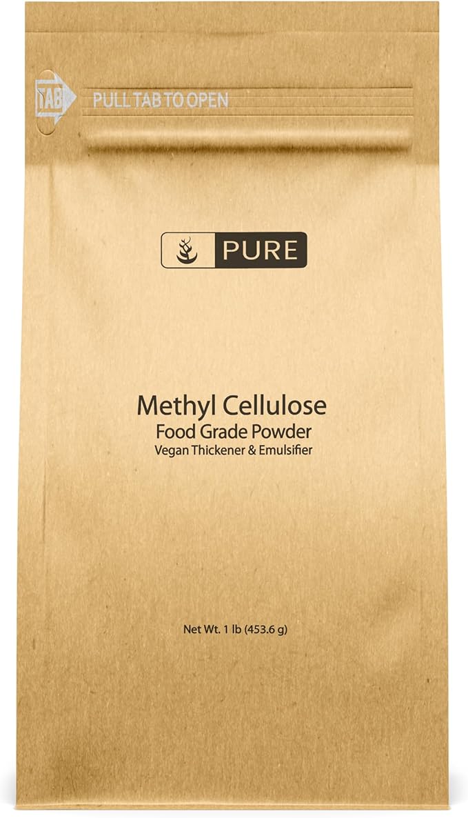 Pure Original Ingredients Methylcellulose (1 lb) Always Pure Thickener &amp Emulsifier Food Grade