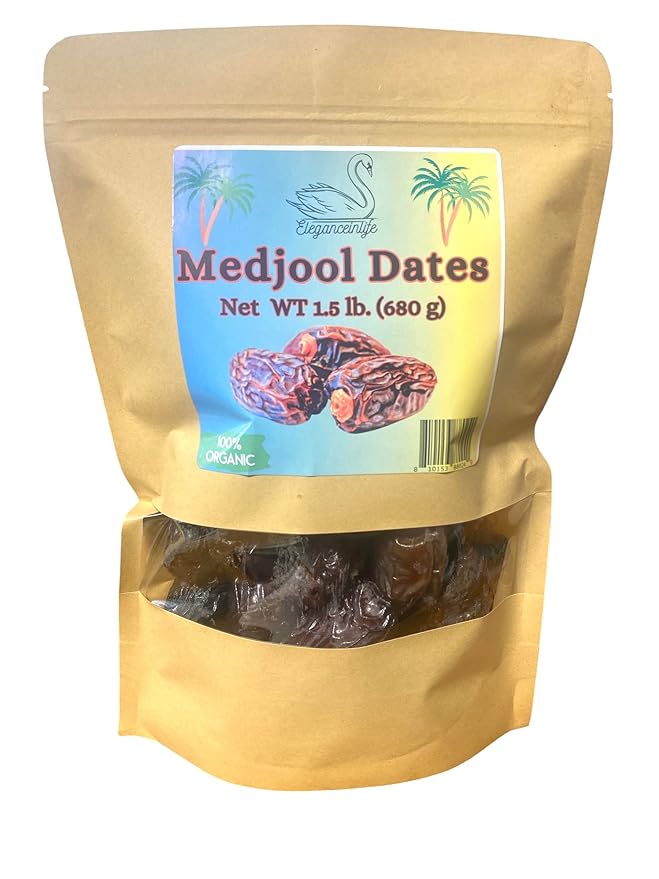 Eleganceinlife MEDJOOL DATES NET WT 680G (1.5 LB)