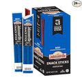 Johnsonville Summer Sausage Snack Sticks - Dairy Free Gluten Free Protein Snacks Jerky Snack Packs - Beef 1 oz. 24-Pack