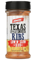 Adams Texas Style Smoked Ribs Low N’ Slow Rub 8.35 oz (Pack of 1)