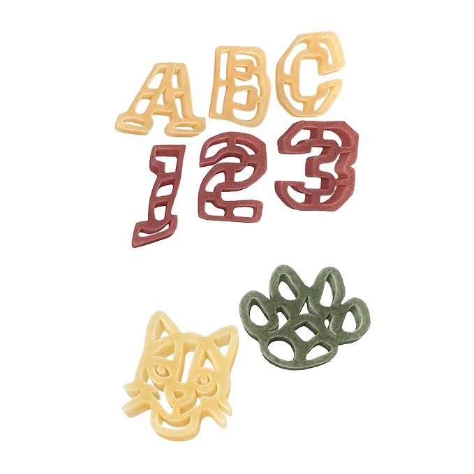4 Pack: 2 ABC123 Pasta &amp 2 Cat Lovers Pasta