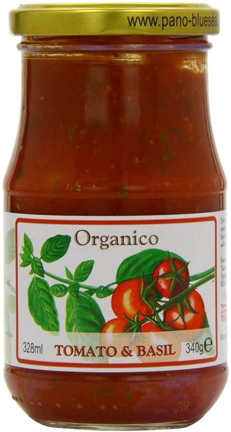 Organico Tomato &amp Basil Sauce From Tuscany - Organic 340g